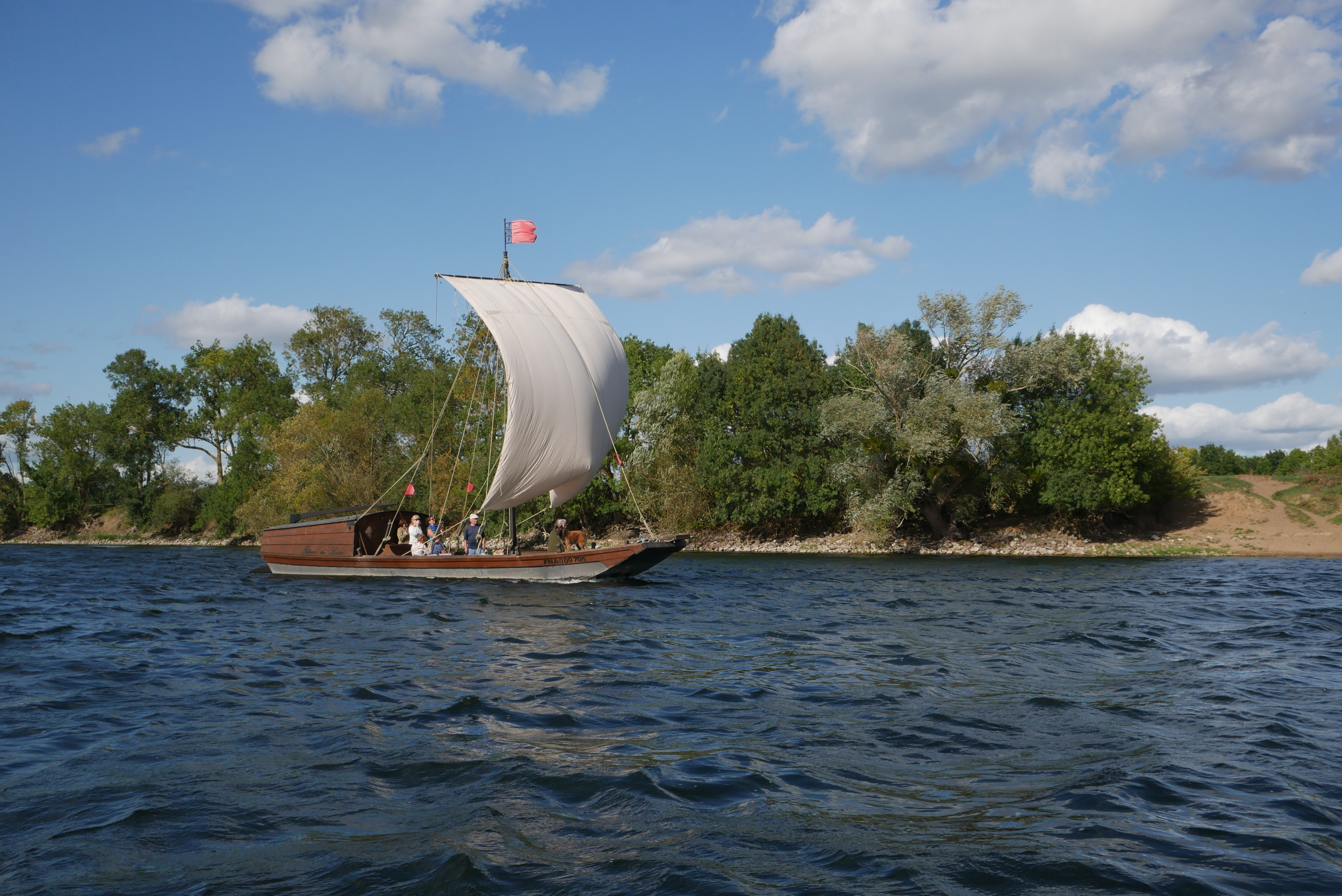 La Loire en toue sablière